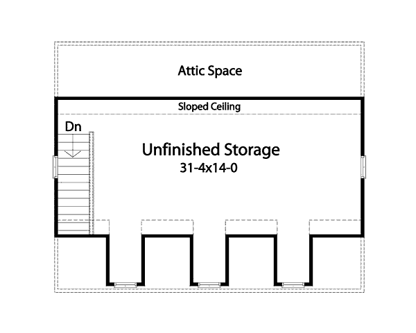 Country Floor Plan - Upper Floor Plan #22-419