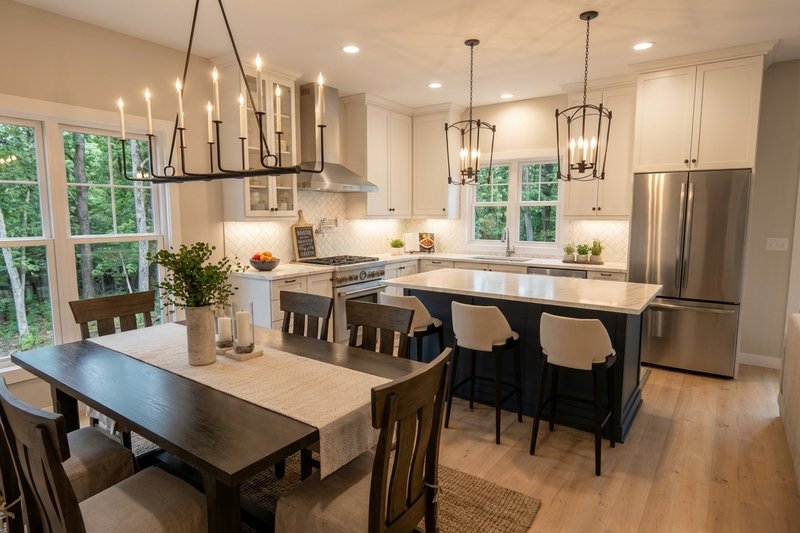 House Plan Design - Interior - Dining Room for Craftsman House Plan #51-1531 - 3 bed, 2 bath