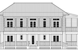 Exterior - Other Elevation for Beach House Plan #443-4 - 3 bed, 4 bath