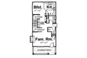 Craftsman Style House Plan - 3 Beds 3 Baths 1473 Sq/Ft Plan #20-1753 