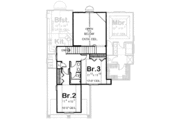 European Style House Plan - 3 Beds 2.5 Baths 1765 Sq/Ft Plan #20-1406 