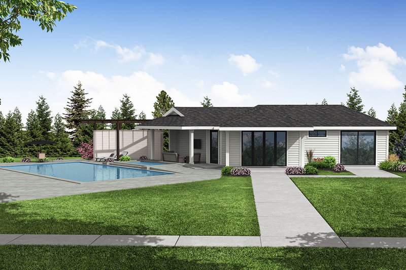 Dream House Plan - Traditional Exterior - Front Elevation Plan #124-1381