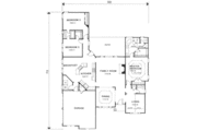 European Style House Plan - 3 Beds 2.5 Baths 2086 Sq/Ft Plan #129-136 