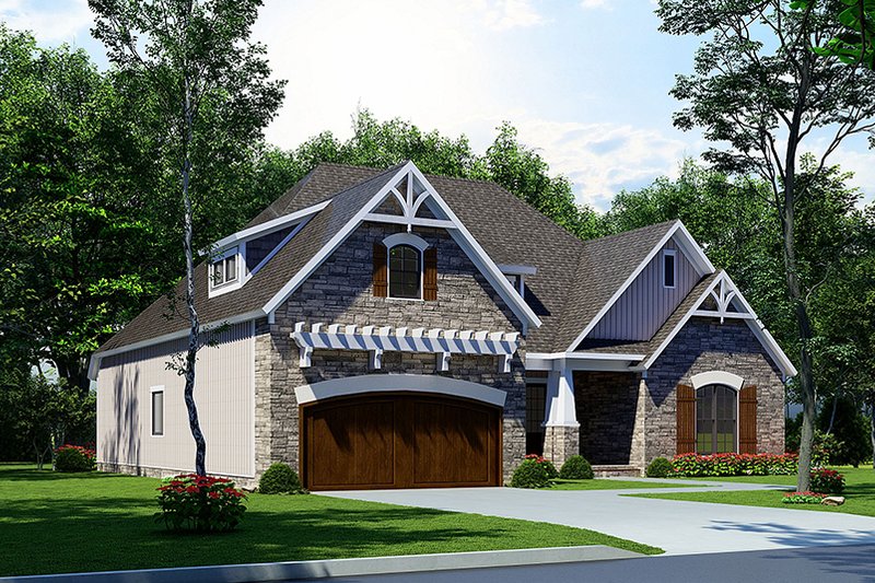Home Plan - Exterior - Other Elevation for Craftsman House Plan #17-2348 - 4 bed, 2 bath