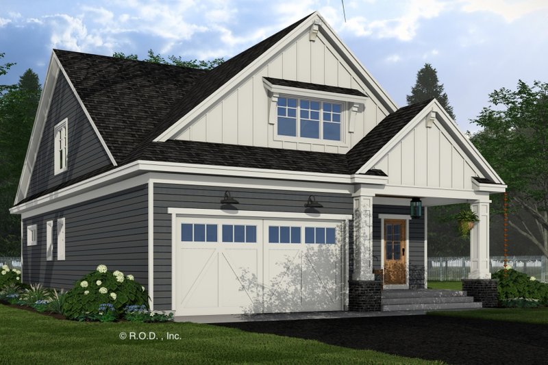 House Design - Exterior - Front Elevation 5 for Craftsman House Plan #51-1288 - 3 bed, 3.5 bath