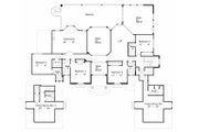 European Style House Plan - 6 Beds 6.5 Baths 5826 Sq/Ft Plan #417-444 