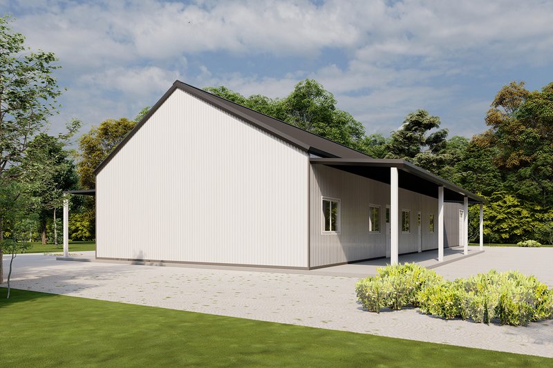 Home Plan - Exterior - Other Elevation 7 for Barndominium House Plan #1107-12 - 5 bed, 3.5 bath