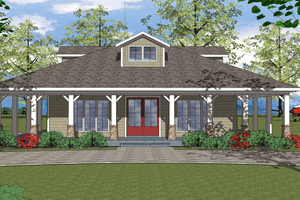 Craftsman Exterior - Front Elevation Plan #8-294