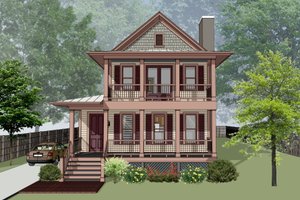 Traditional Exterior - Front Elevation Plan #79-355