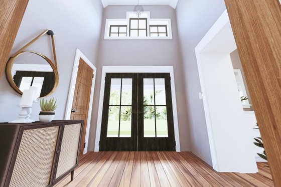 Interior - Entry for Barndominium House Plan #44-291 - 3 bed, 2.5 bath