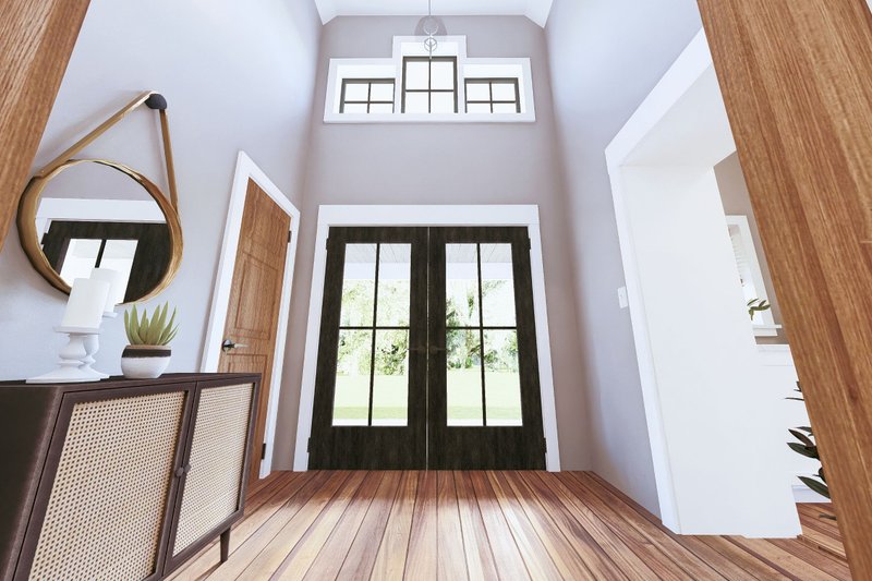 Home Plan - Interior - Entry for Barndominium House Plan #44-291 - 3 bed, 2.5 bath