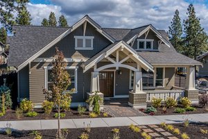Exterior - Other Elevation for Craftsman House Plan #895-58 - 3 bed, 2 bath