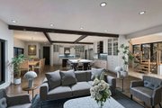 Farmhouse Style House Plan - 5 Beds 5.5 Baths 3728 Sq/Ft Plan #1101-40 