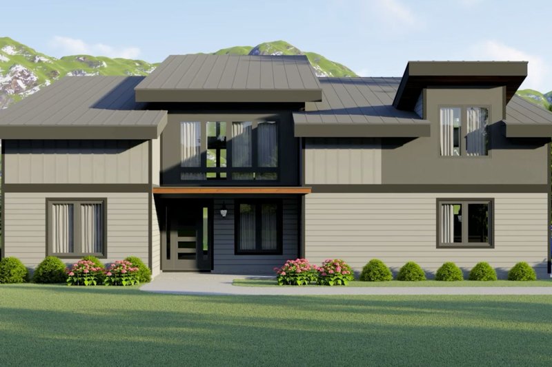 Architectural House Design - Photo 3 for Modern House Plan #932-612 - 3 bed, 3.5 bath