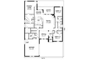 Traditional Style House Plan - 3 Beds 3 Baths 3040 Sq/Ft Plan #84-610 