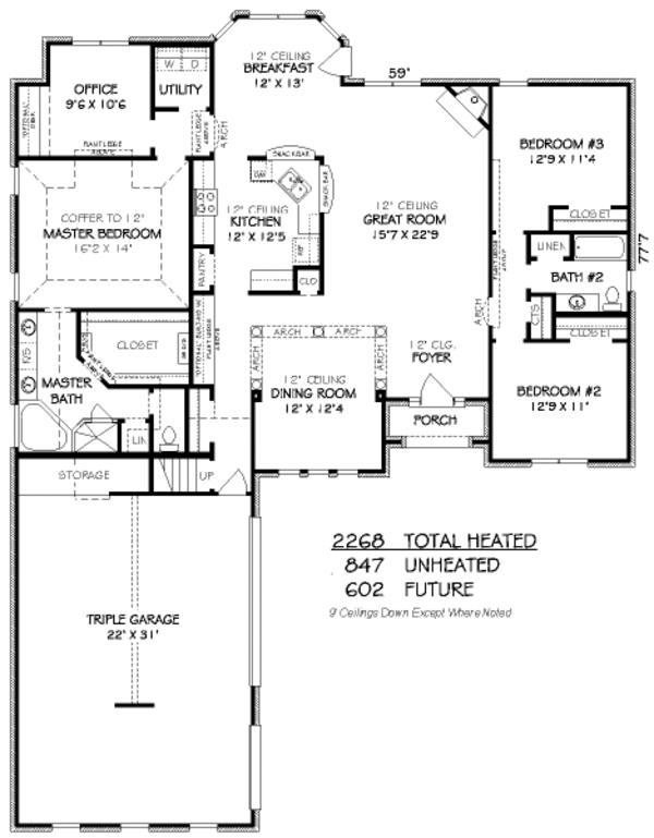 Traditional Floor Plan - Main Floor Plan #424-320