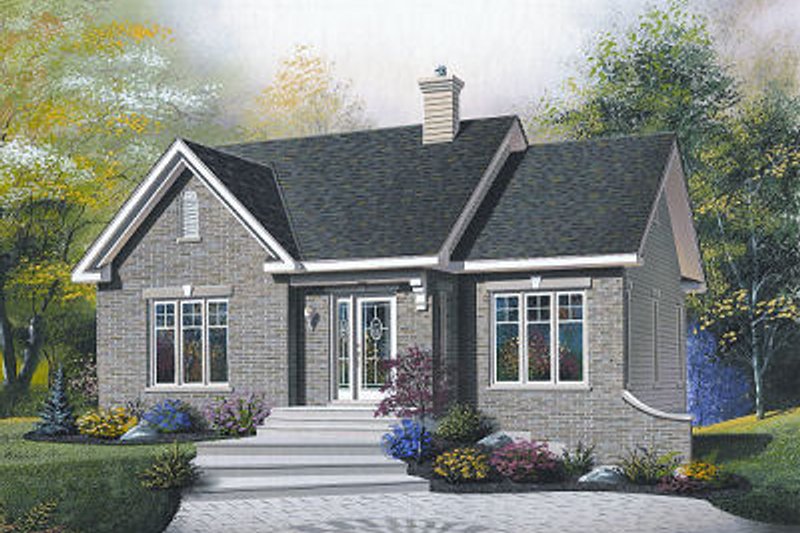 Dream House Plan - Traditional Exterior - Front Elevation Plan #23-859