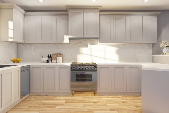 Interior - Kitchen 2 for Traditional House Plan #17-1148 - 4 bed, 2 bath