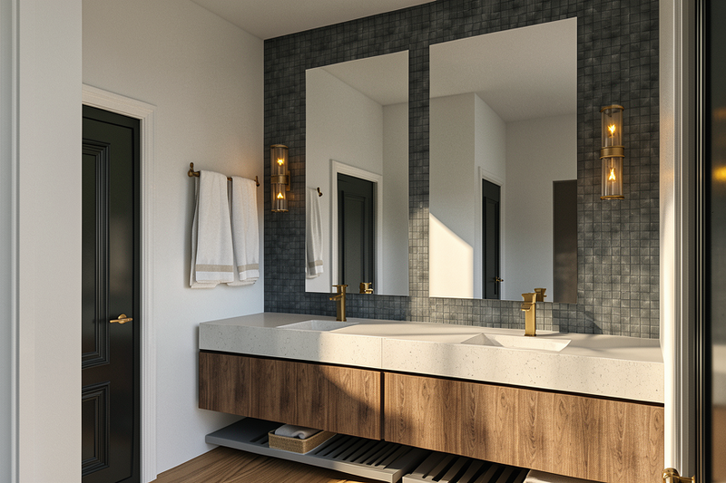 Dream House Plan - Interior - Master Bathroom for Ranch House Plan #1064-483 - 2 bed, 2.5 bath