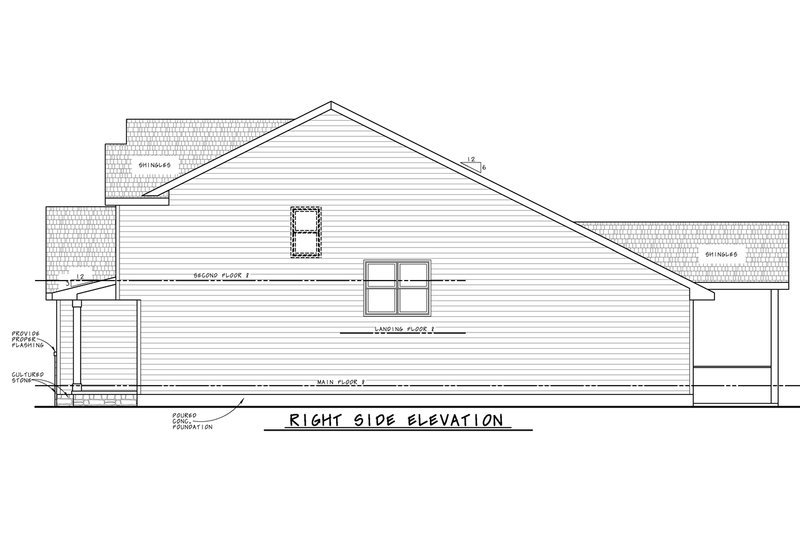 House Plan Design - Exterior - Other Elevation 1 for Craftsman House Plan #20-2503 - 4 bed, 4 bath