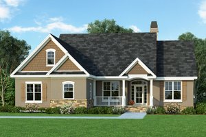 Craftsman Style House Plan - 3 Beds 2 Baths 1473 Sq Ft Plan #929-428 