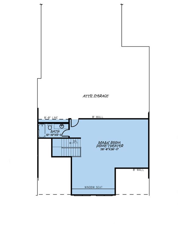 Architectural House Design - Farmhouse Floor Plan - Upper Floor Plan #923-174