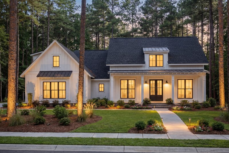 Architectural House Design - Exterior - Front Elevation 7 for Farmhouse House Plan #430-164 - 3 bed, 2 bath