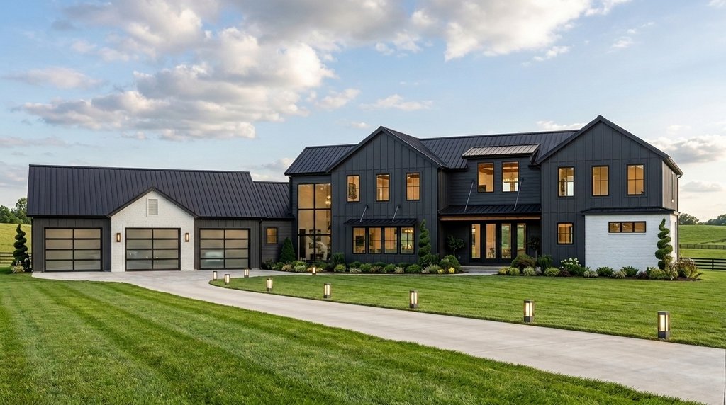 Exterior - Front Elevation 2 for Contemporary House Plan #1064-367 - 4 bed, 4.5 bath