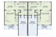 Traditional Style House Plan - 3 Beds 2.5 Baths 2502 Sq/Ft Plan #17-2012 Floor 