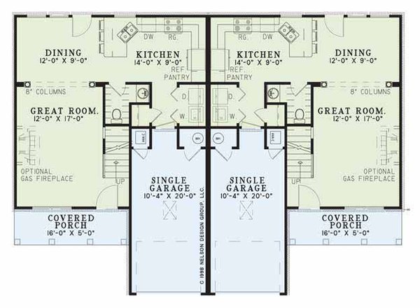 House Design - Traditional Floor Plan - Main Floor Plan #17-2012