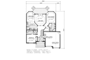 Modern Style House Plan - 2 Beds 2 Baths 1470 Sq/Ft Plan #138-374 