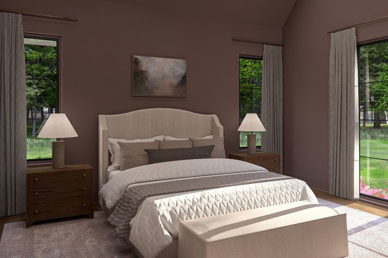 Interior - Master Bedroom for Cottage House Plan #455-678 - 3 bed, 2.5 bath