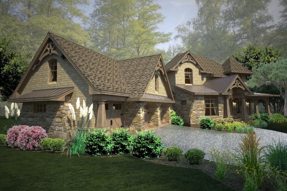 Exterior - Other Elevation 1 for Craftsman House Plan #120-178 - 4 bed, 4 bath