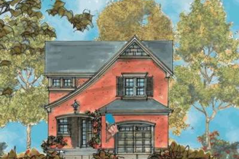 Home Plan - Exterior - Front Elevation 3 for Traditional House Plan #20-1688 - 3 bed, 3 bath