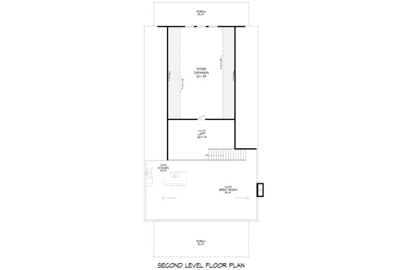 House Design - Floor Plan - Upper Floor for Country House Plan #932-1183 - 4 bed, 3 bath