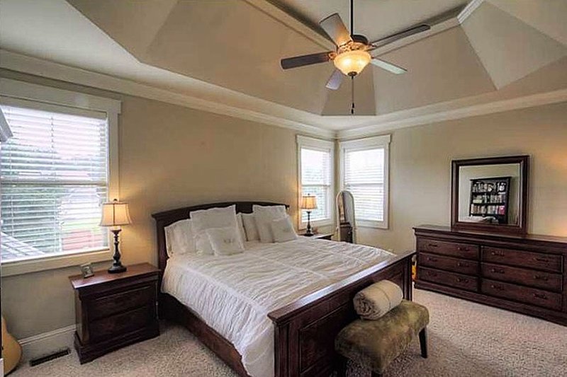 Architectural House Design - Interior - Master Bedroom for Craftsman House Plan #927-25 - 4 bed, 3 bath