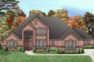 Traditional Exterior - Front Elevation Plan #84-411