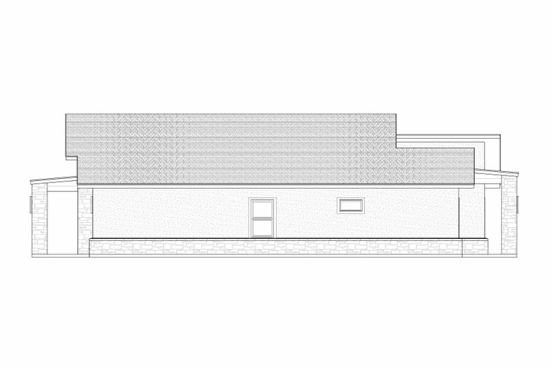 Dream House Plan - Exterior - Other Elevation 1 for Modern House Plan #1096-101 - 4 bed, 3 bath