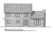 Traditional Style House Plan - 4 Beds 2.5 Baths 1999 Sq/Ft Plan #70-278 