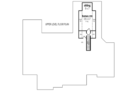 Floor Plan - Other Floor for European House Plan #45-329 - 4 bed, 3.5 bath