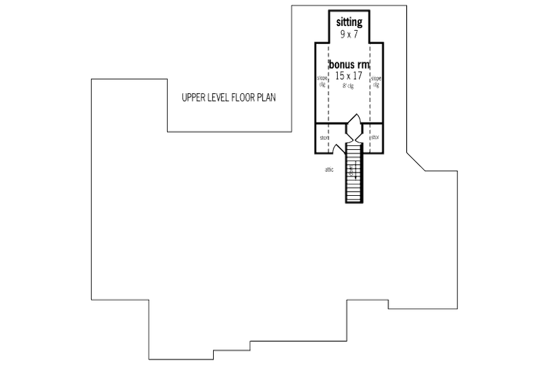 Home Plan - Floor Plan - Other Floor for European House Plan #45-329 - 4 bed, 3.5 bath