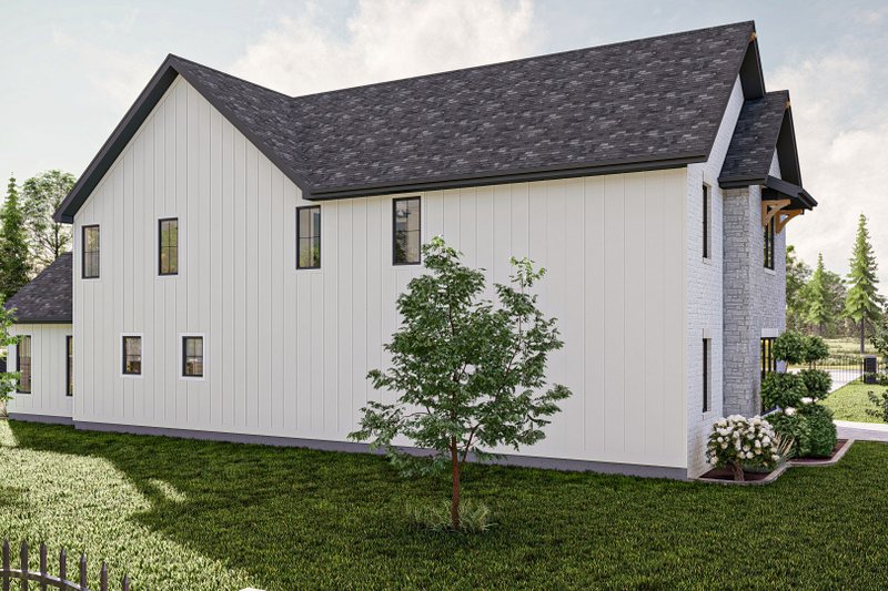 Dream House Plan - Exterior - Other Elevation 1 for Traditional House Plan #455-557 - 5 bed, 3.5 bath