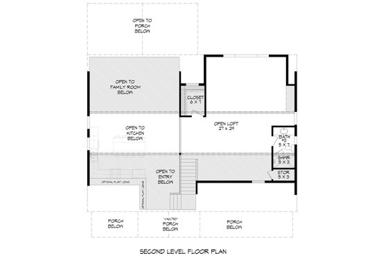 Floor Plan - Upper Floor for Cottage House Plan #932-318 - 3 bed, 3 bath