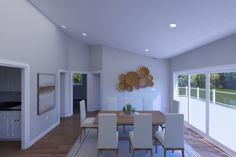 Architectural House Design - Interior - Dining Room 1 for Farmhouse House Plan #1060-350 - 2 bed, 1 bath