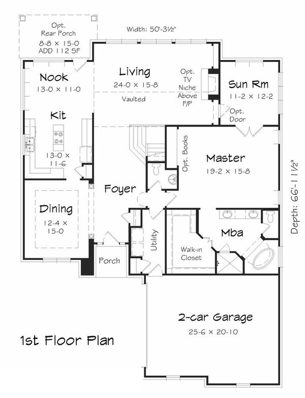 Floor Plan - Main Floor Plan #329-370