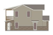 Contemporary Style House Plan - 1 Beds 1.5 Baths 1179 Sq/Ft Plan #1118-1 Exterior 
