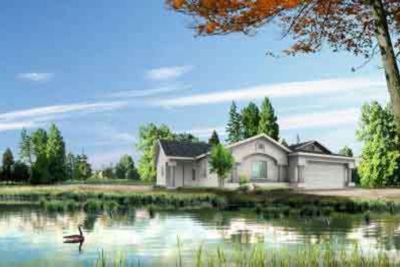 Home Plan - Traditional Exterior - Front Elevation Plan #1-893