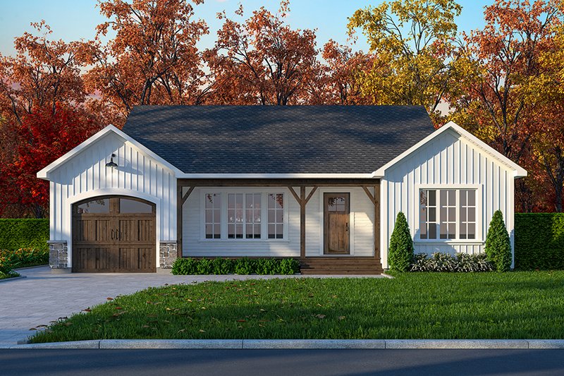 Home Plan - Ranch Exterior - Front Elevation Plan #23-699