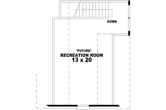 Floor Plan - Other Floor for European House Plan #81-1001 - 3 bed, 2 bath