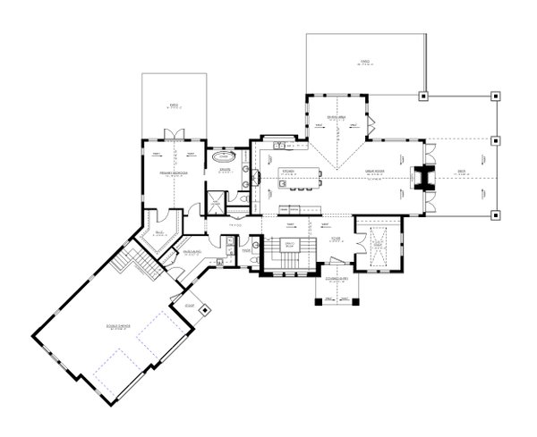 Farmhouse Floor Plan - Main Floor Plan #1114-93